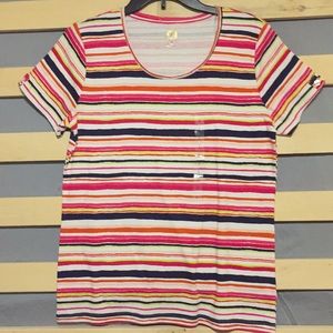 Women's stripe top NEW.